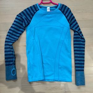 Ivivva Fly Tech Striped Thermal Top